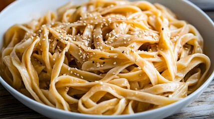 Delicious pasta dish with a light cream sauce.