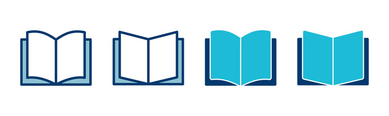 Book icon vector isolated on white background. Book vector icon. ebook icon