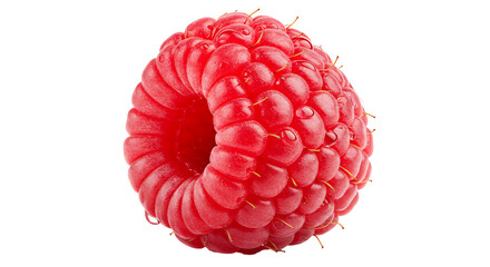 single raspberry isolated on white without background png