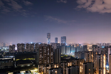 Obraz premium Bird view at Nanchang China