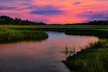 Obraz premium Jekyll Island sunset