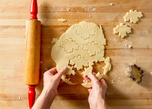 Series on Making Apple Pie: Cutting Leaf Shapes