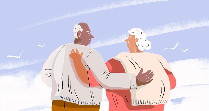 Elderly couple 