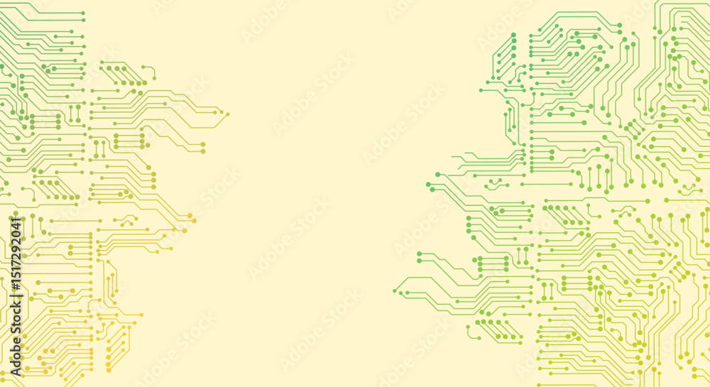 Poster digital technology seamless pattern. seamless electronic circuit. vector.
