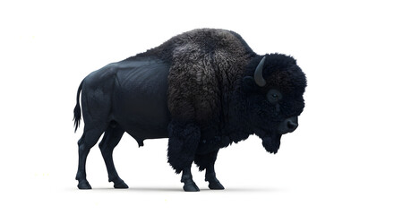 Bison with a bear's head hybrid animal