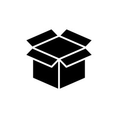 Box icon symbol for apps and websites. box sign and symbol, parcel, package