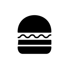 Burger icon symbol for apps and websites. burger sign and symbol. hamburger