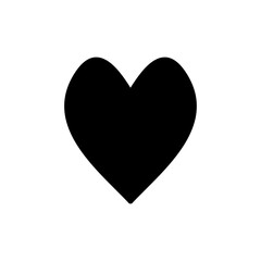 Love icon symbol for apps and websites. Heart sign and symbol. Like icon vector.