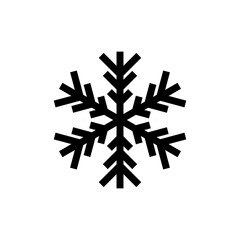 Snow icon symbol for apps and websites. snowflake sign and symbol