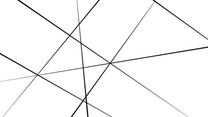 Abstract geometric pattern outline monochrome texture. Random chaotic lines abstract geometric pattern texture.