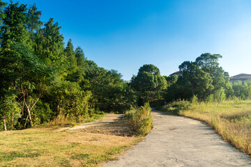 The road of City Park in China
