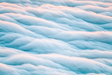 Abstract ethereal waves of pastel light