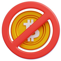 Bitcoin 3D Icon