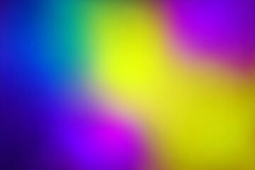 Obraz premium Vibrant blend of blue yellow purple
