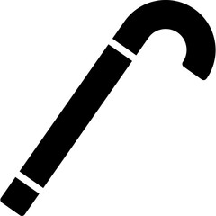 canes icon illustration design with solid