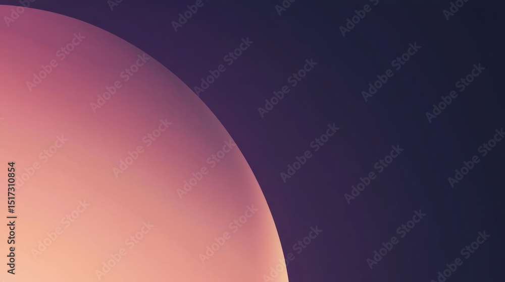 Poster abstract form with soft, blended color transitions.