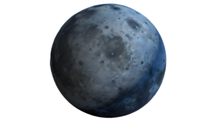 Crescent moon shining at night, lunar cycle concept