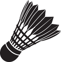 Badminton Icon Vector Silhouette