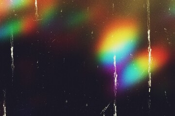 Scratched film grain background, abstract warm color grainy light leaks photo overlay effect background, distressed dusty dirty film grain texture, grunge effect, digital noise