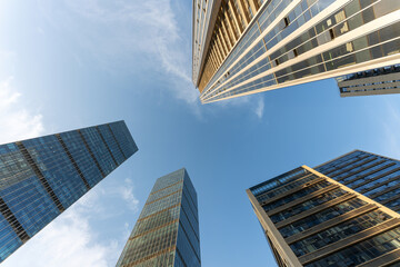 Metropolis of Shanghai's modern office building