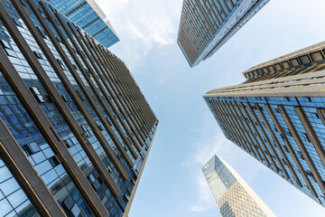 Metropolis of Shanghai's modern office building