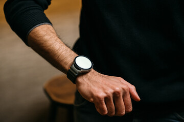 Blank mock up smartwatch