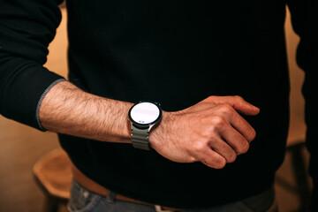 Blank mock up smartwatch