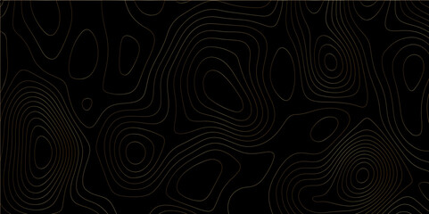 Abstract black colorful gradient Topographic line map pattern background. Contour elevation topographic and textured Background Modern design with black background with topographic wavy Patte and ... 