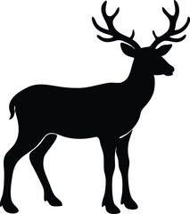 caribou or reindeer isolated vector