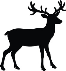 caribou or reindeer vector illustration