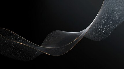 Abstract Flowing Lines with Water Droplets