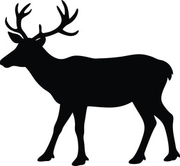 caribou or reindeer vector