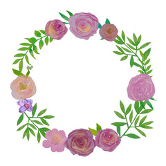 wreath of roses