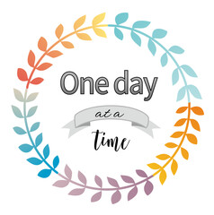 One day at a time
