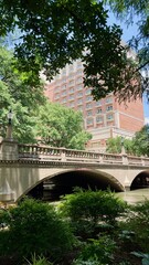 Fototapeta premium River in the city park in San Antonio, Texas