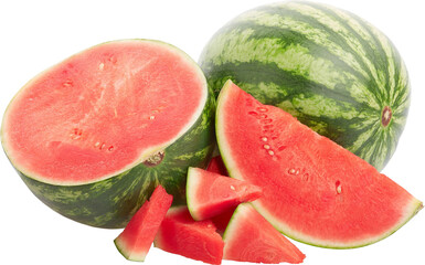 Watermelons Isolated From The Background