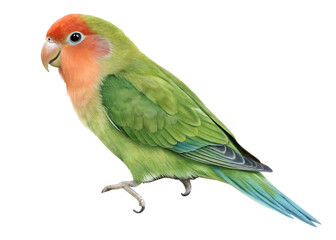 Fototapeta premium Classic Fresh Beef Cheeseburger with Vegetables Isolated