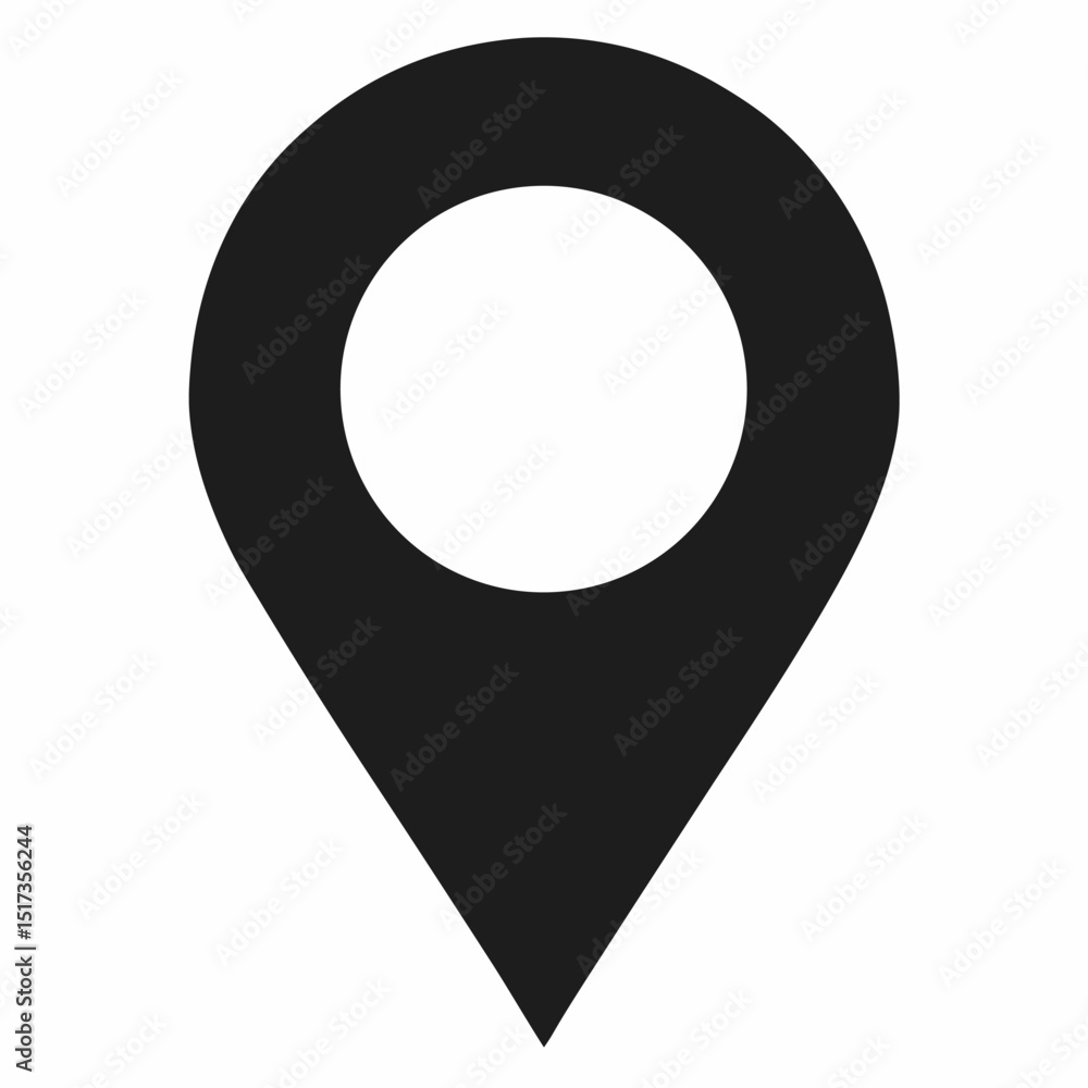 Poster map pointer icon vector illustration