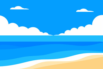 Obraz premium blue-sky-white-cloud-background-horizon-morning-be.svg