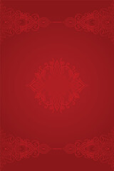 Red elegant ornamental background design