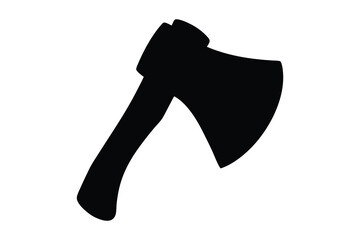 Axe black silhouette vector, Axe icon vector, Axe vector illustration