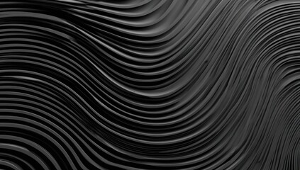 Abstract dark grey wavy lines