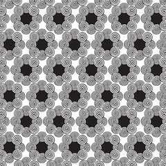Seamless Geometric Decorative Pattern, Abstract Background