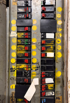 Electrical Panel with nobody 