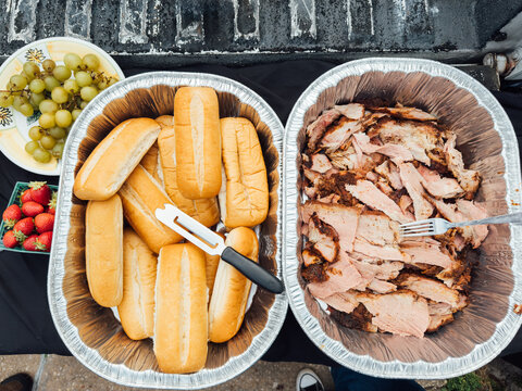 Smoked Pork Potlock Food