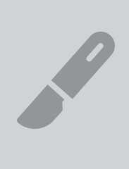 KNIFE ICON LOGO RELATED TO ALCHEMY AND LABORATORY