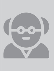 PROFESSOR ICON LOGO RELATED TO ALCHEMY AND LABORATORY