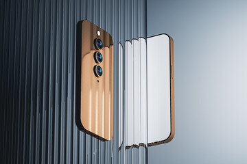 Sleek smartphone with advanced design and display tech