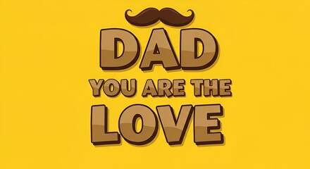 Dad you are the love