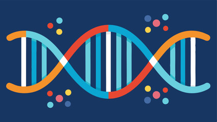 Genetic Data Waves Depiction of DNA strands intertwined with digital lines representing the integration of genetics in creating personalized meal plans.